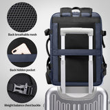 BANGE 45L Travel Backpack, Expandable Backpacks,Traveling Business Backpack For 17.3” Laptop,Airport Suitcase Backpack For Men