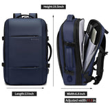 BANGE 45L Travel Backpack, Expandable Backpacks,Traveling Business Backpack For 17.3” Laptop,Airport Suitcase Backpack For Men