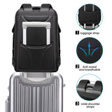 BANGE Anti Theft Backpack With TSA Lock,Waterproof Backpacks With YKK Zipper, High Tech Business Backpack For Men And Women, Laptop Backpack Fits For 17.3 Inch Notebook…