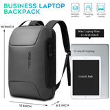 BANGE Anti Theft Backpack，Smart Business Laptop Fits 15.6 Inch Notebook, Work Backpack with USB Charging Port for Men and Women…