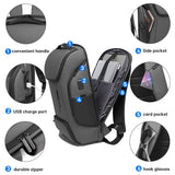 BANGE Business Laptop Smart backpack Can Hold 15.6 Inch Laptop Commute Backpack Carry on bag for men and women (Grey)