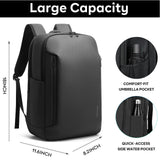 BANGE Business Smart Backpack for Men and Women，can holds 15.6 Inches Laptop Backpack, Waterproof Commute Work Travel Backpack, Flight Carry - On (black)