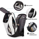 BANGE Business Smart Backpack Waterproof fit 15.6 Inch Laptop Backpack with USB Charging Port,Travel Durable Backpack