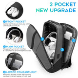 BANGE Business Smart Backpack Waterproof fit 15.6 Inch Laptop Backpack with USB Charging Port,Travel Durable Backpack