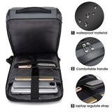 BANGE Business Smart Backpack Waterproof fit 15.6 Inch Laptop Backpack with USB Charging Port,Travel Durable Backpack