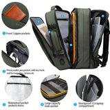 BANGE Carry - on Backpack, 45L Expandable Travel Backpacks,Weekend Backpack Briefcase,Waterproof Laptop Backpack Fits For 17.3” Laptop