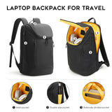 BANGE Commute backpack can hold 15.6 inch laptop,Flight approved carry on backpack for men and woman