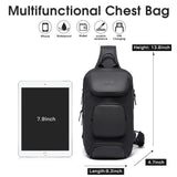 BANGE Sling Bag, Waterproof Crossbody Backpack, Shoulder Bag for Men
