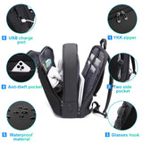BANGE Smart Business Laptop Backpack Waterproof can fit 15.6 - 17.3 Inch Laptop with 3.0 USB charging port for men and women