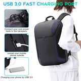 BANGE Smart Business Laptop Backpack Waterproof can fit 15.6 - 17.3 Inch Laptop with 3.0 USB charging port for men and women