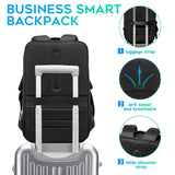 BANGE Smart Business Laptop Backpack Waterproof can fit 15.6 - 17.3 Inch Laptop with 3.0 USB charging port for men and women