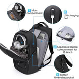BANGE Travel Backpack for 15.6 Inch Notebook,Lightweight Work Backpacks for Men, Daily Fashion Backpack for Men and Women