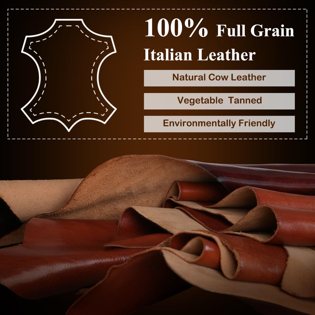 Banuce Vintage and Stylish Genuine Full Grains Italian Leather Briefcase for Women 15.6 Inch Laptop Bag Business Work Bag Brown