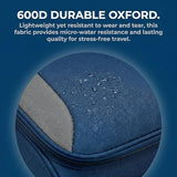 BAOMKONG 4 Piece Softshell Expandable Luggage Sets, Lightweight Travel Suitcase Set with Lock and 360°Swivel Spinner Wheels, Durable Softside Luggage, 20 in/24 in/28 in/32 in, Navy Blue