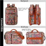 Baosha Convertible Backpack Briefcase 15.6 Inch Laptop Bag Case Outdoor Travel Backpack Hiking Rucksack for Women BC - 04 (HS)