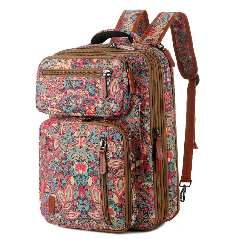 Baosha Convertible Backpack Briefcase 15.6 Inch Laptop Bag Case Outdoor Travel Backpack Hiking Rucksack for Women BC - 04 (HS)