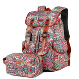 Baosha Large Women Laptop Backpack 15.6 inch Computer Backpack Travel Hiking Backpack With Free Toiletry bag CN - 01 (HS)