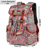 Baosha Large Women Laptop Backpack 15.6 inch Computer Backpack Travel Hiking Backpack With Free Toiletry bag CN - 01 (HS)