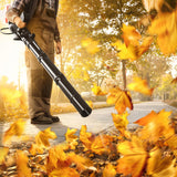 Baotree 80CC Gas Backpack Leaf Blower, 800 CFM 200 MPH Professional Commercial Grade Handheld Blower with Variable Speed, Easy Start Engine for Yard Waste, Lawn Debris, Leaves