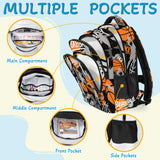 Basketball Backpack for Kids,School Bookbag Large Capacity Adjustable Bookbag Durable Lighting Multi Pockets School Bag Daypack Travel (Basketball)