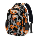 Basketball Backpack for Kids,School Bookbag Large Capacity Adjustable Bookbag Durable Lighting Multi Pockets School Bag Daypack Travel (Basketball)