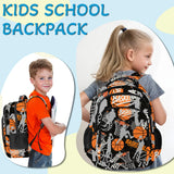 Basketball Backpack for Kids,School Bookbag Large Capacity Adjustable Bookbag Durable Lighting Multi Pockets School Bag Daypack Travel (Basketball)