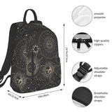 bassyil Twelve Constellations Mystical And Astrology Elements Backpack Bookbag Laptop Backpacks Multipurpose Daypack For Men Women Picnic Travel Hiking
