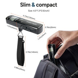 Battery - Free Luggage Scale, Suitcase Scale for Travel, 110 lbs/50 kg, Portable Handheld Weight Scale, No Batteries Needed