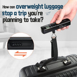 Battery - Free Luggage Scale, Suitcase Scale for Travel, 110 lbs/50 kg, Portable Handheld Weight Scale, No Batteries Needed