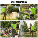 Battery Powered Backpack Sprayer 5.3 Gallon 20L,MCY 100 PSI Electric Graden Sprayer Work,Weed Yard Sprayer with 21V Strong Battery,8 Nozzles,Telescopic Wand,2.6Ah Battery and Chargers Included