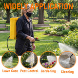 Battery Powered Backpack Sprayer Compatible with DeWalt 20V MAX Battery - 100 PSI Electric Weed Sprayer 4.2 Gallon, Yard Garden Sprayer (No Battery) with 5 Nozzles for Weed Control, Lawn Fertilizing