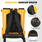 Battery Powered Backpack Sprayer for De - walt 20v Max Battery, 5.3 Gallon, 100 PSI Electric Weed Sprayer, Yard Graden Sprayer with Telescopic Wand, 7 Nozzles, Backpack Sprayer 20v(Battery Not Included)