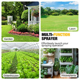 Battery Powered Backpack Sprayer for De - walt 20v Max Battery, 5.3 Gallon, 100 PSI Electric Weed Sprayer, Yard Graden Sprayer with Telescopic Wand, 7 Nozzles, Backpack Sprayer 20v(Battery Not Included)