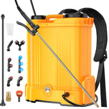Battery Powered Backpack Sprayer for De - walt 20v Max Battery, 5.3 Gallon, 100 PSI Electric Weed Sprayer, Yard Graden Sprayer with Telescopic Wand, 7 Nozzles, Backpack Sprayer 20v(Battery Not Included)
