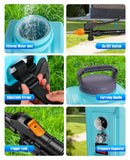Battery Powered Garden Sprayer 3.2 Gallon, Electric Backpack Sprayer, Weed Yard Lawn Sprayer with 7 Mist Nozzles & Retractable Wand & Adjustable Strap for Lawn, Garden, Yard