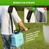 Battery Powered Sprayer 2 Gallon, Electric Sprayer with Retractable Wand & 4 Mist Nozzles & USB Rechargeable Handle, Water Spray Pump Sprayers for Planting Lawn Yard Garden