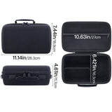 Baval Camera Case Compatible with Canon EOS Rebel T7 / T100 / R50 / R100 / R5 / R6 Mark II / 90D DSLR Camera with 18 - 55mm Lens,Sony,Nikon DSLR Camera Protective Case with Shoulder Strap (Black Case)