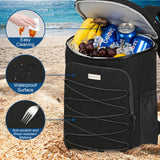 BAVGRED Cooler Backpack Insulated Leak Proof 30 Cans for Men Women,Waterproof Soft Cooler Bag，Lightweight Ice Chest Lunch Backpack for Beach Camping Picnic Travel Worksite Fishing