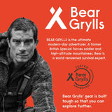 Bear Grylls 65L + 5L Hiking Hydration Backpack, Perfect For Backpacking, Large Pack With Separated Bottom Compartment, Camping, Mountain Biking, Skiing, Snowboarding, For Men and Women - Black