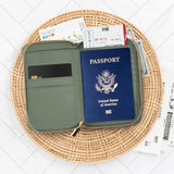 Beautiful Passport Holder for Travel with Wristlet Strap - All - in - One Wallet for Women with Card Slots and Tassel Keychain - Perfect Case to Keep Your Travel Documents Organized & Safe