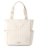 Beige Mollie Tote by BRAHMIN