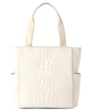 Beige Mollie Tote by BRAHMIN