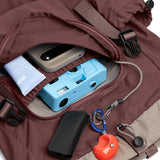 Bellroy Cinch Backpack (lightweight 20 liter backpack with external organization and adjustable shoulder straps) - Burgundy