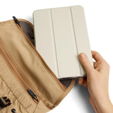 Bellroy Cinch Mini Messenger (6 liter lightweight, compact shoulder bag, water - resistant fabric, effortless organization) - SandDune