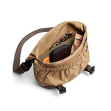 Bellroy Cinch Mini Messenger (6 liter lightweight, compact shoulder bag, water - resistant fabric, effortless organization) - SandDune