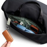 Bellroy Classic Duffel 35L (casual weekender bag with easy organization) - Black