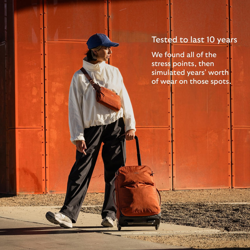 Bellroy Lite Carry - On (38L lightweight luggage, with built - in packing cubes and a compressible shell) - Black