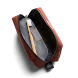 Bellroy Toiletry Kit, water - resistant woven toiletry travel bag (toiletries, cologne, shaving accessories, hairbrush, toothbrush) - Clay