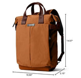 Bellroy Tokyo Totepack, water-resistant woven convertible backpack and tote bag - Bronze