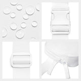Belt Bag for Women Two - Way Zipper Cross Body Fanny Pack Fashion Waist Packs Everywhere Belt Bag with Adjustable Strap Gifts for Teen Girls Women Men (White)